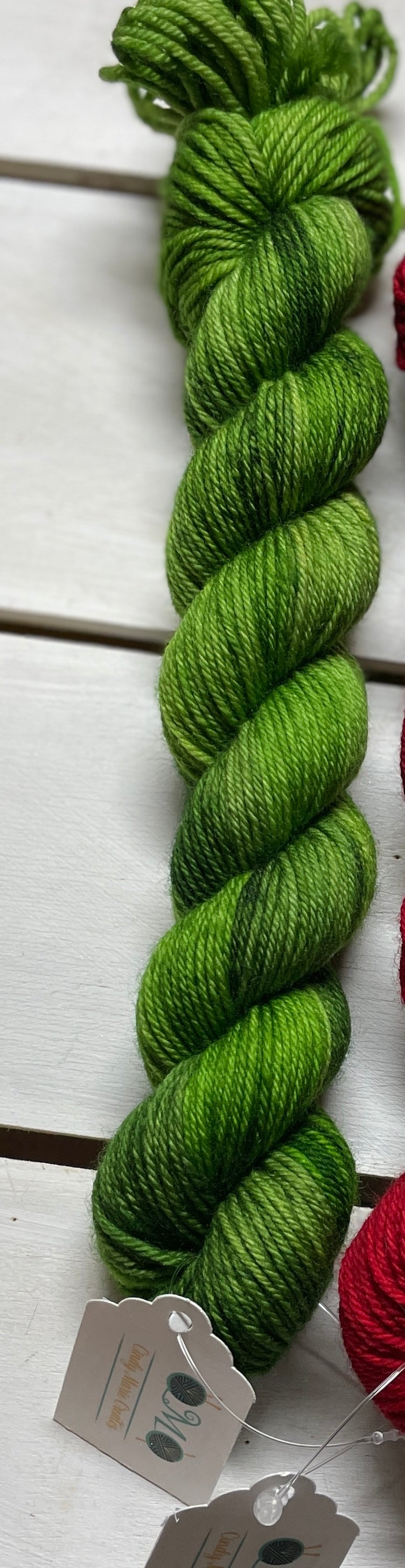 Holly, Christmas green, 1/2 skein