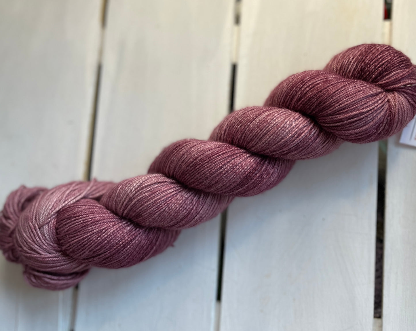 Antique Mauve, super wash merino wool