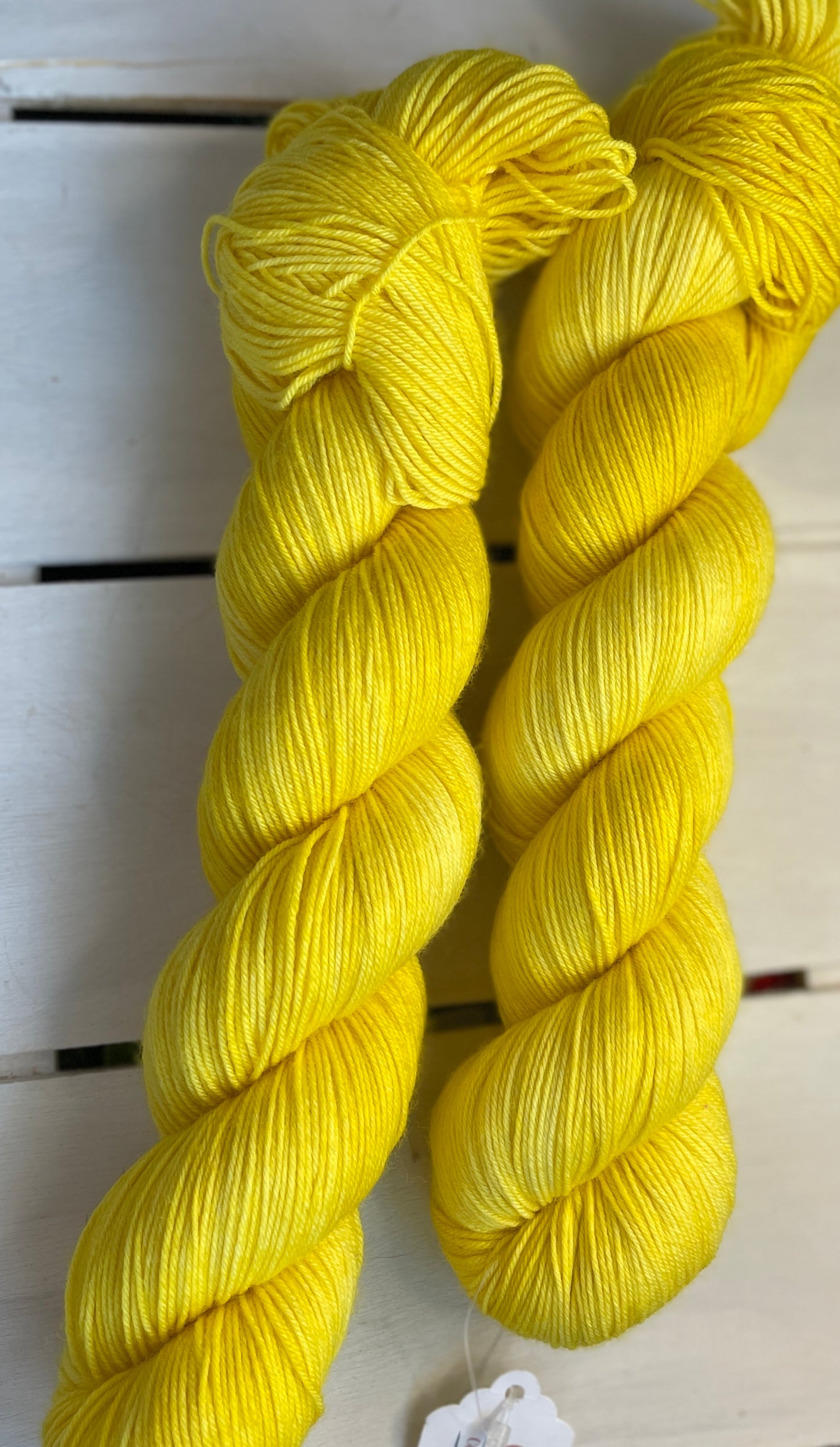 Daisy Yellow, superwash merino wool