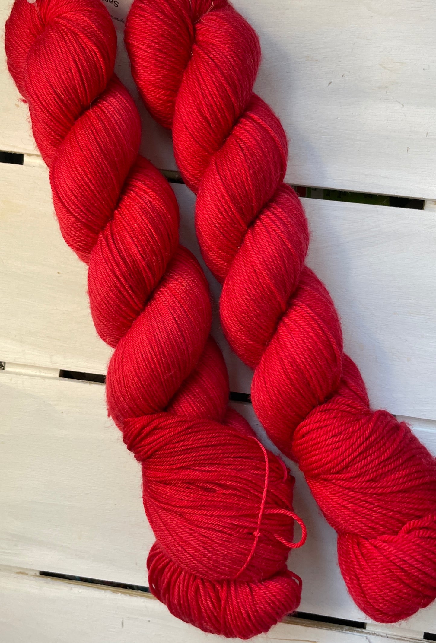 Santa Baby, superwash merino wool