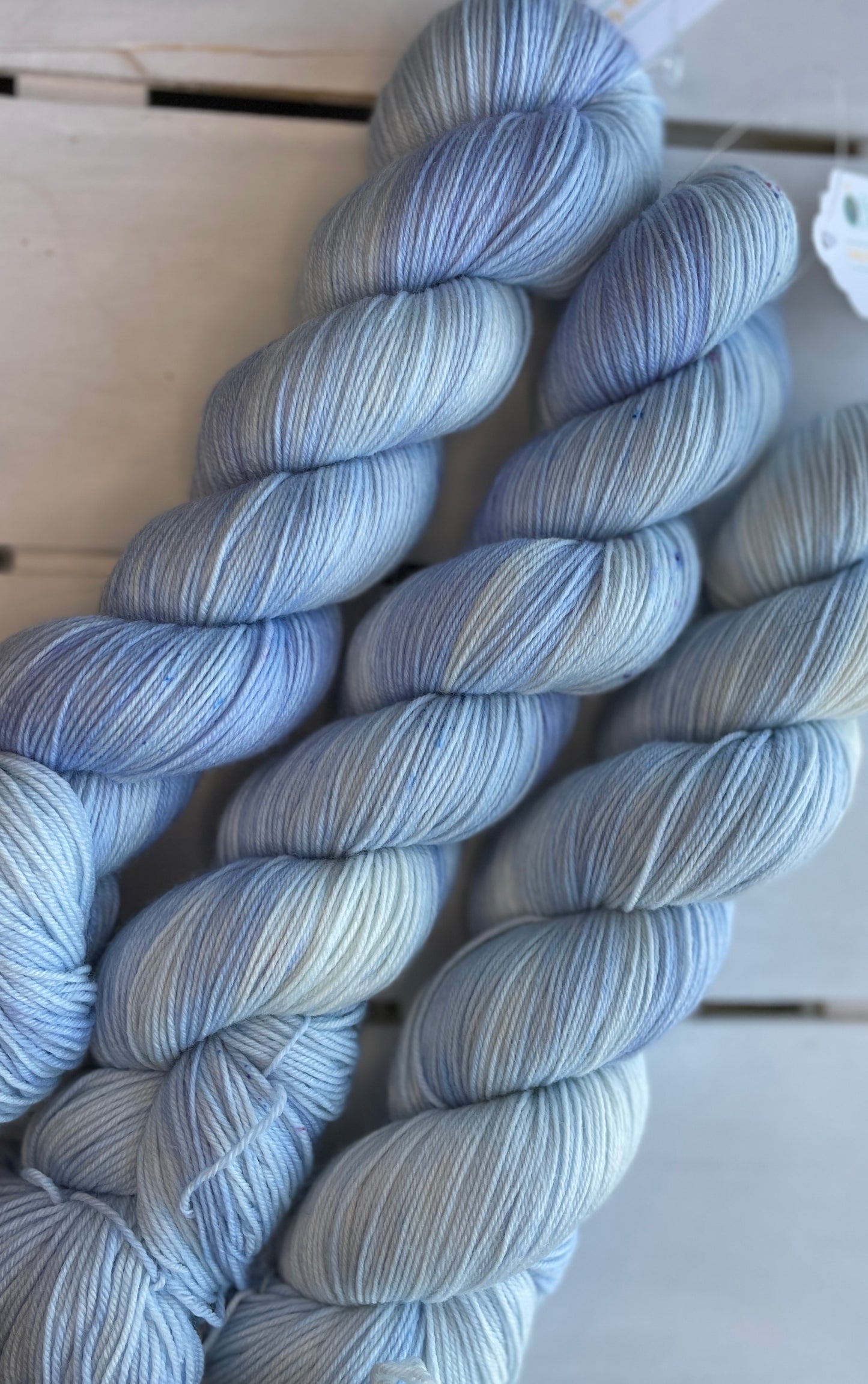 Sky Blue, super wash merino