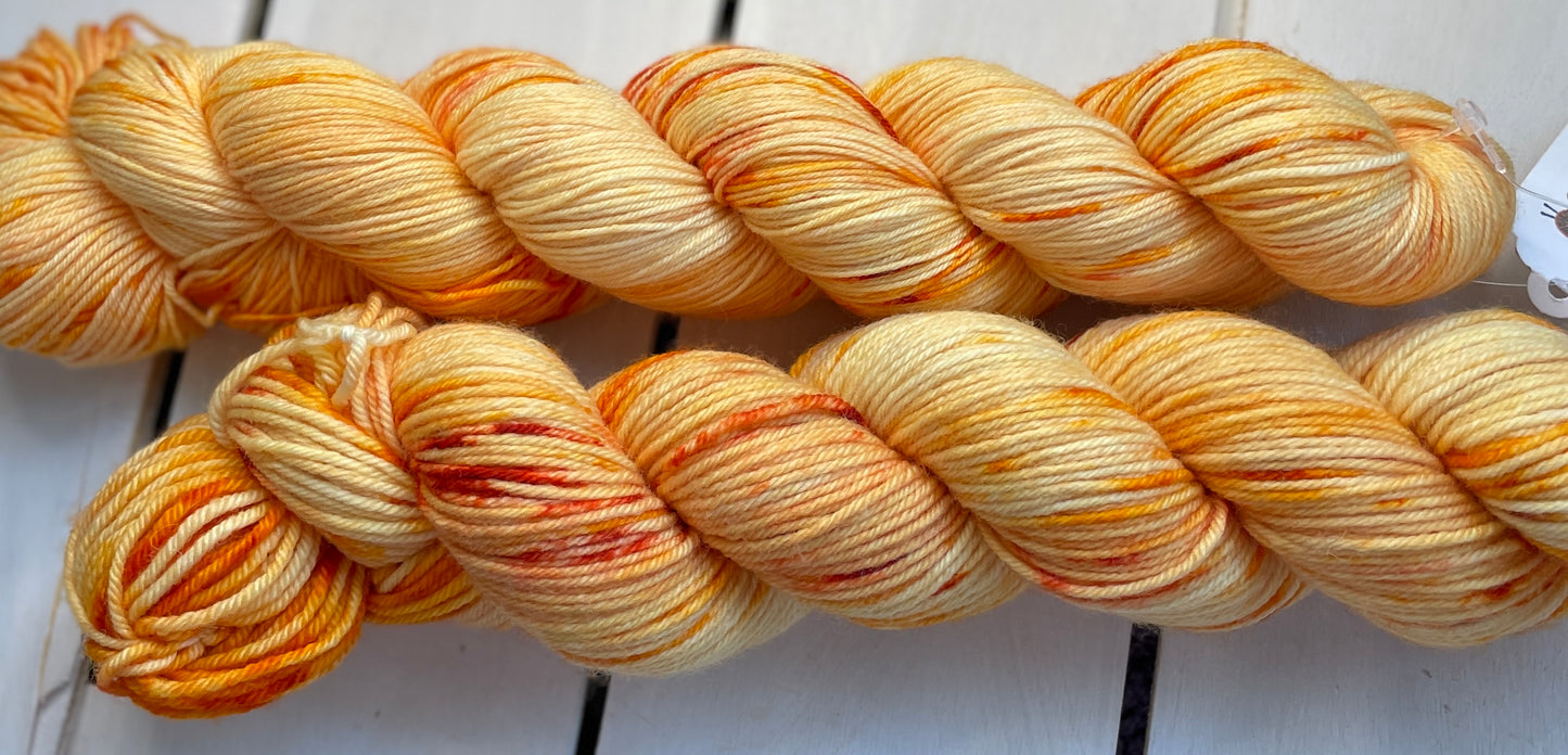 Marigold, superwash merino wool