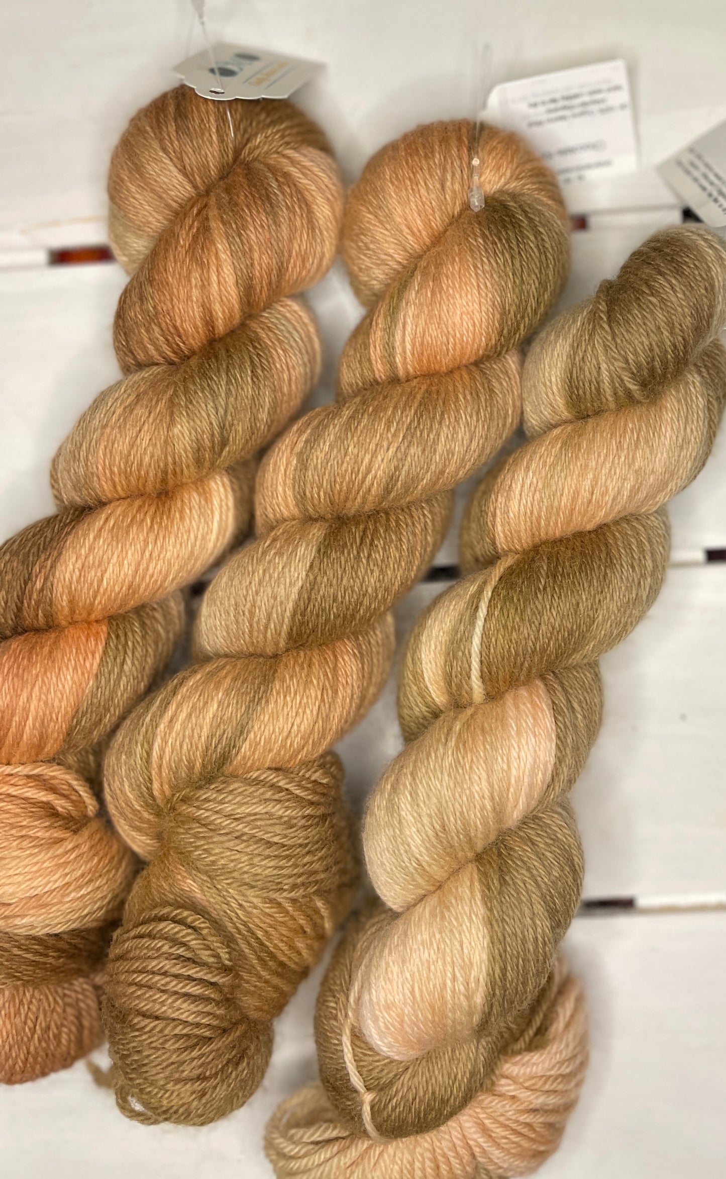 Chocolate Kisses, brown, dark tans, superwash merino wool