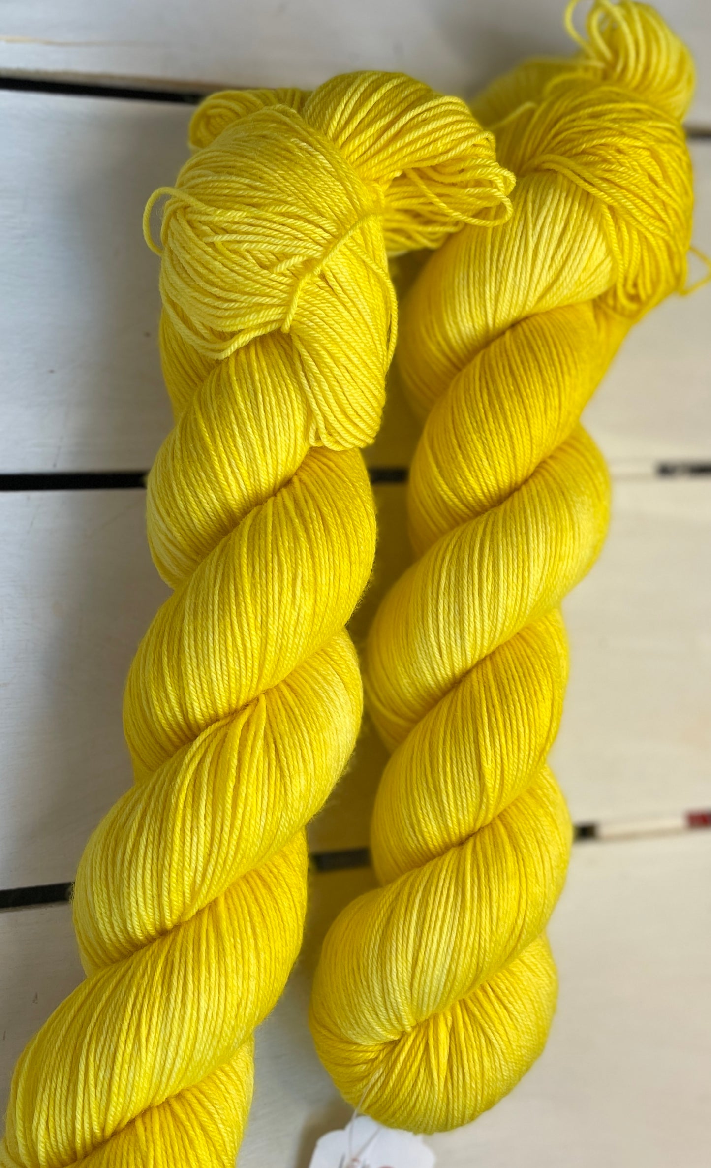 Daisy Yellow, superwash merino wool