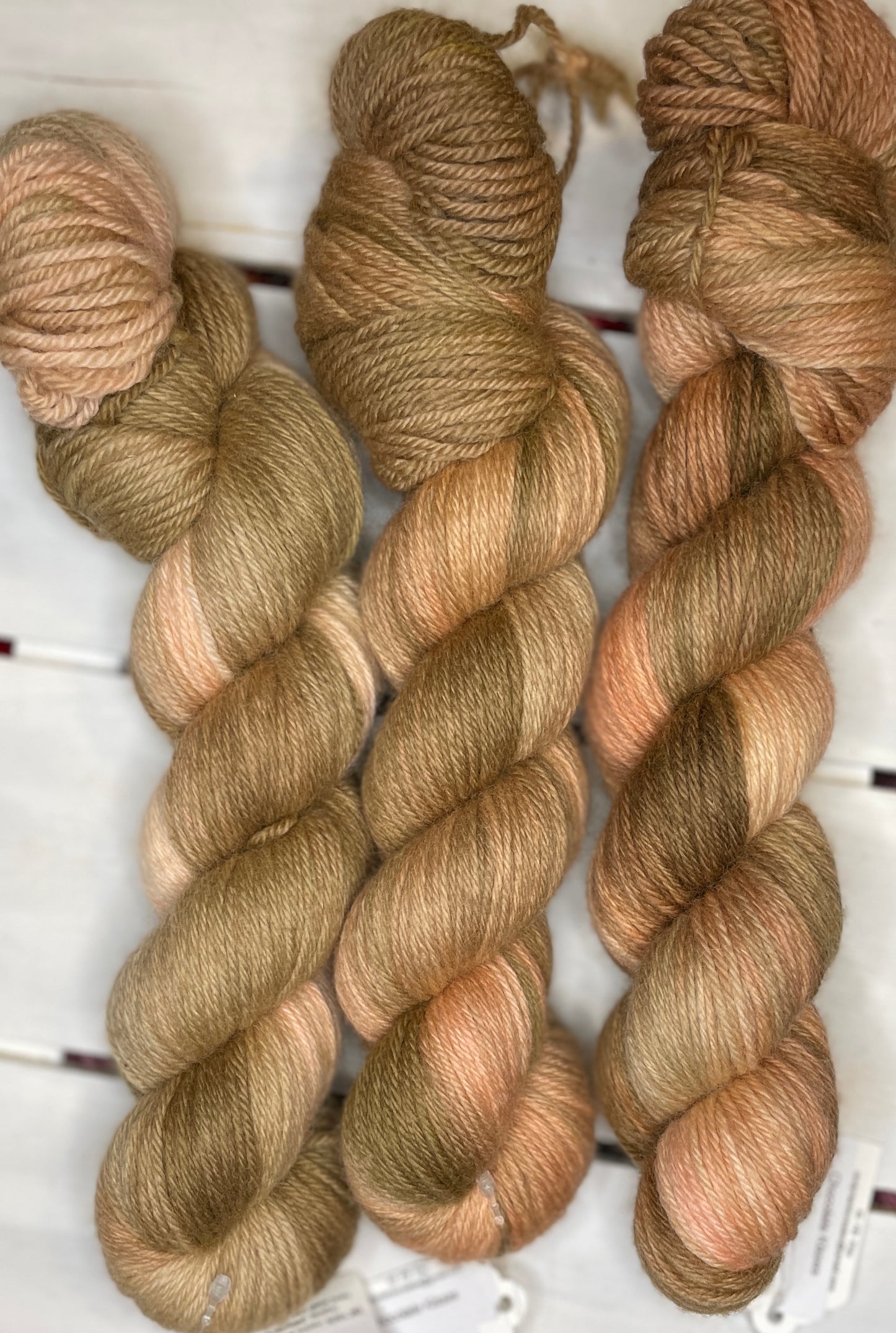 Chocolate Kisses, brown, dark tans, superwash merino wool