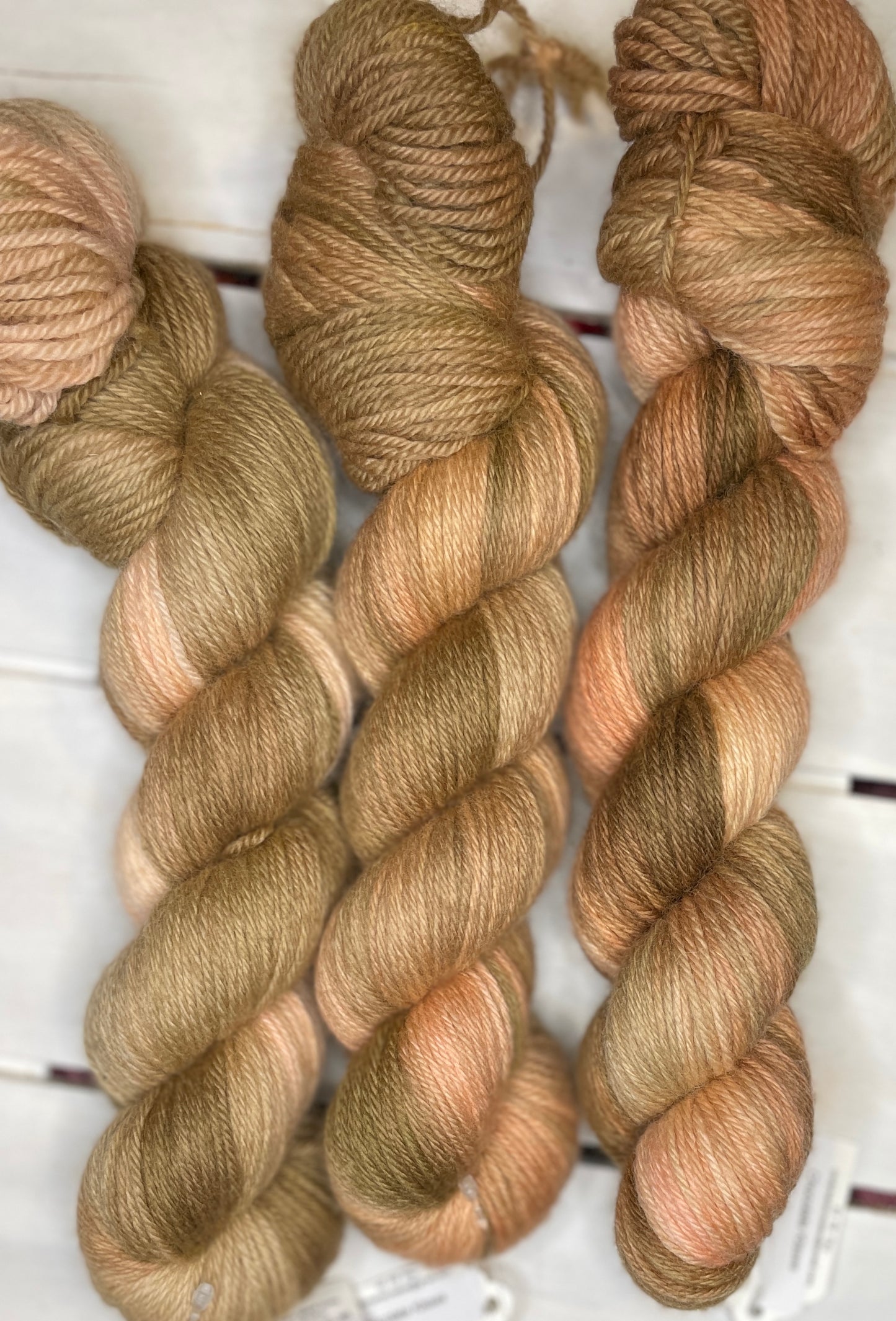 Chocolate Kisses, brown, dark tans, superwash merino wool