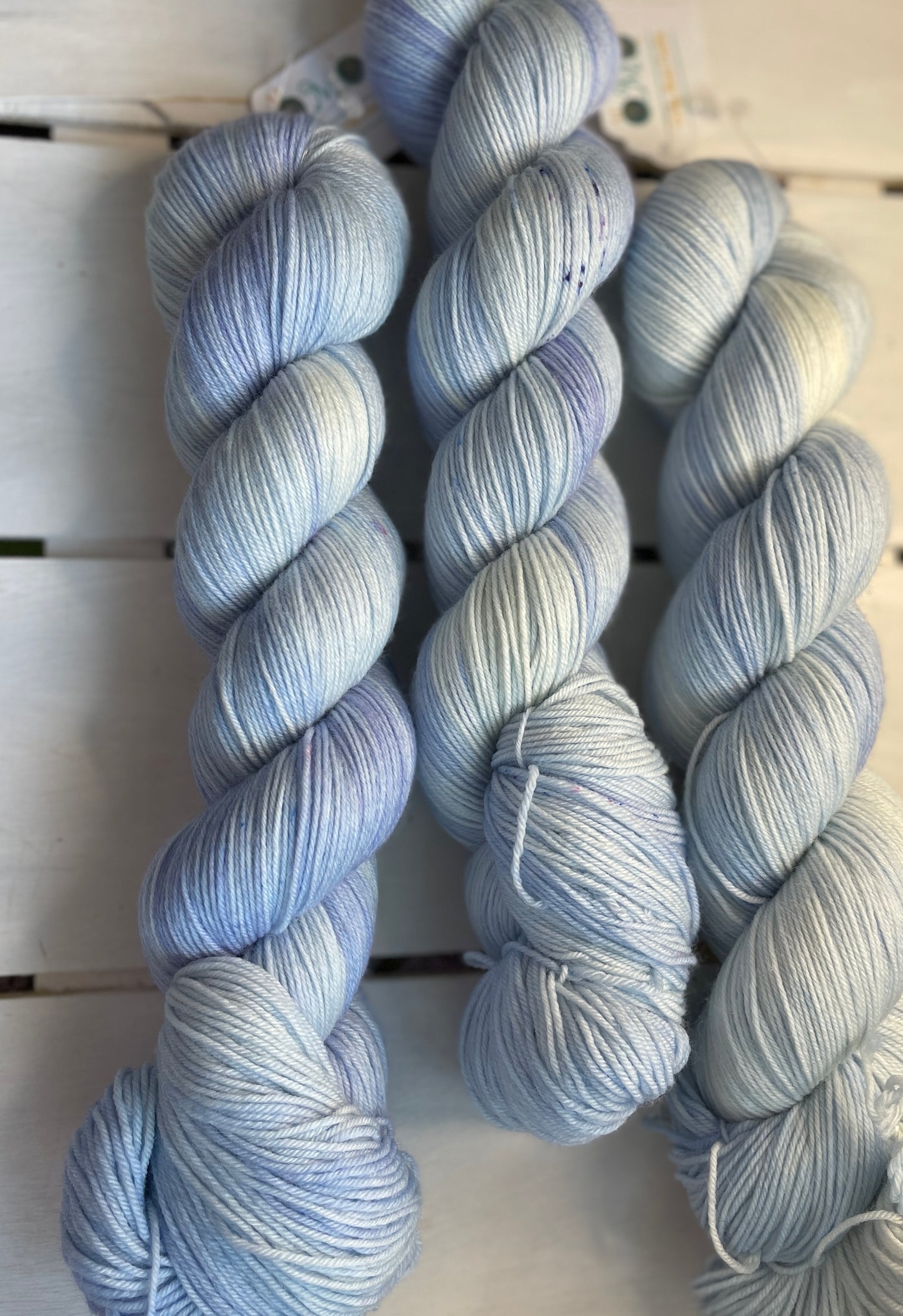 Sky Blue, super wash merino