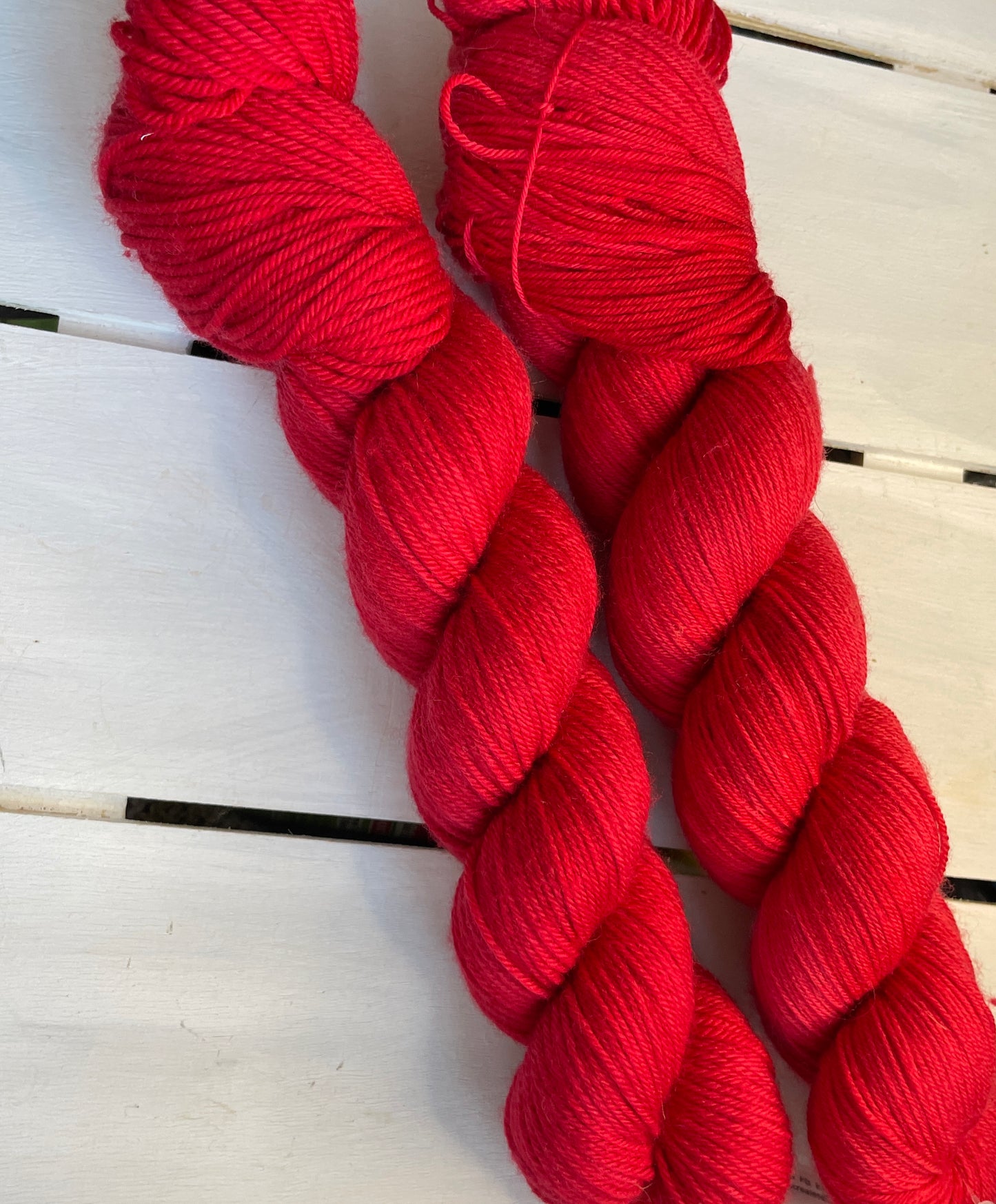 Santa Baby, superwash merino wool