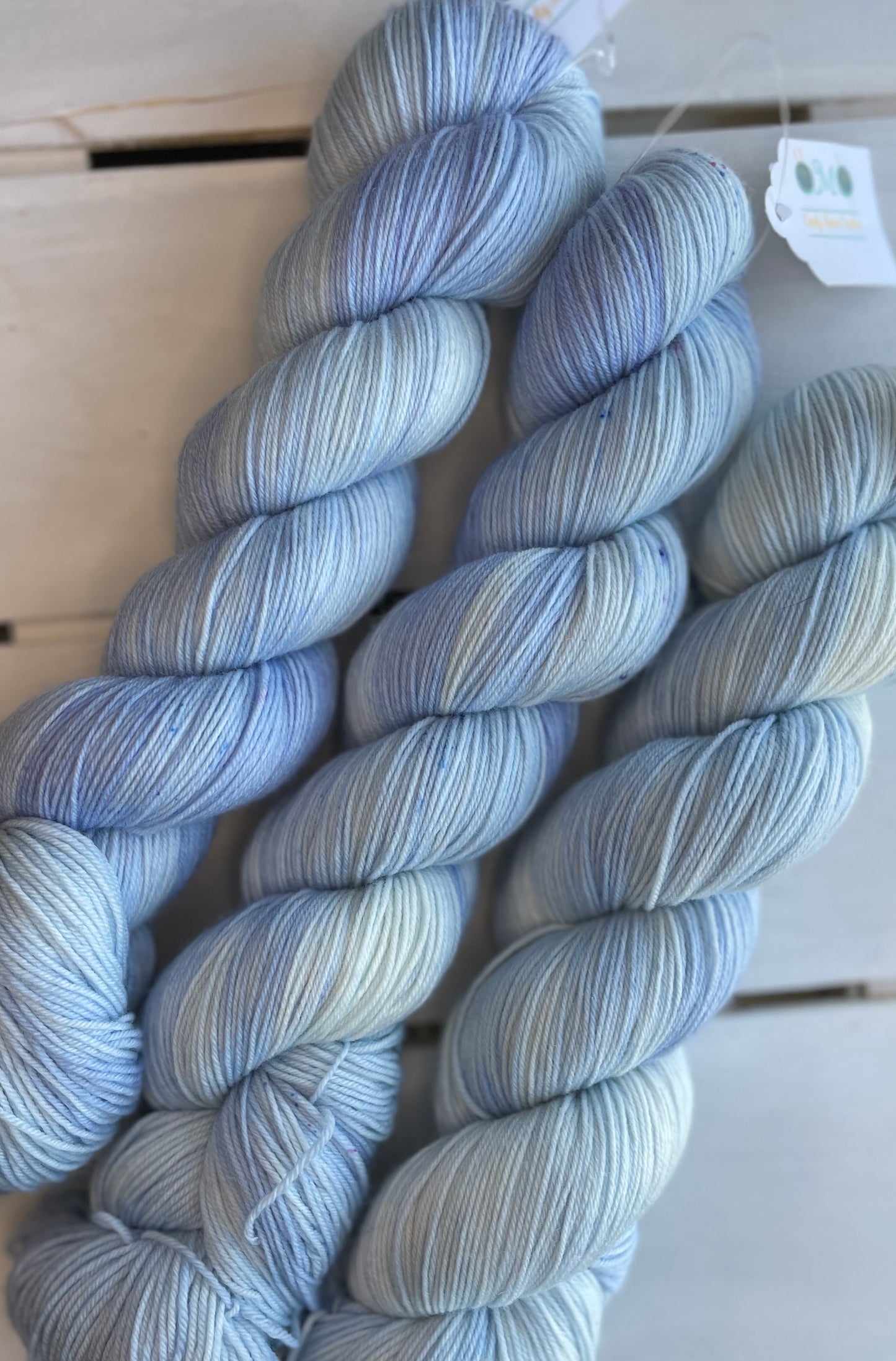 Sky Blue, super wash merino