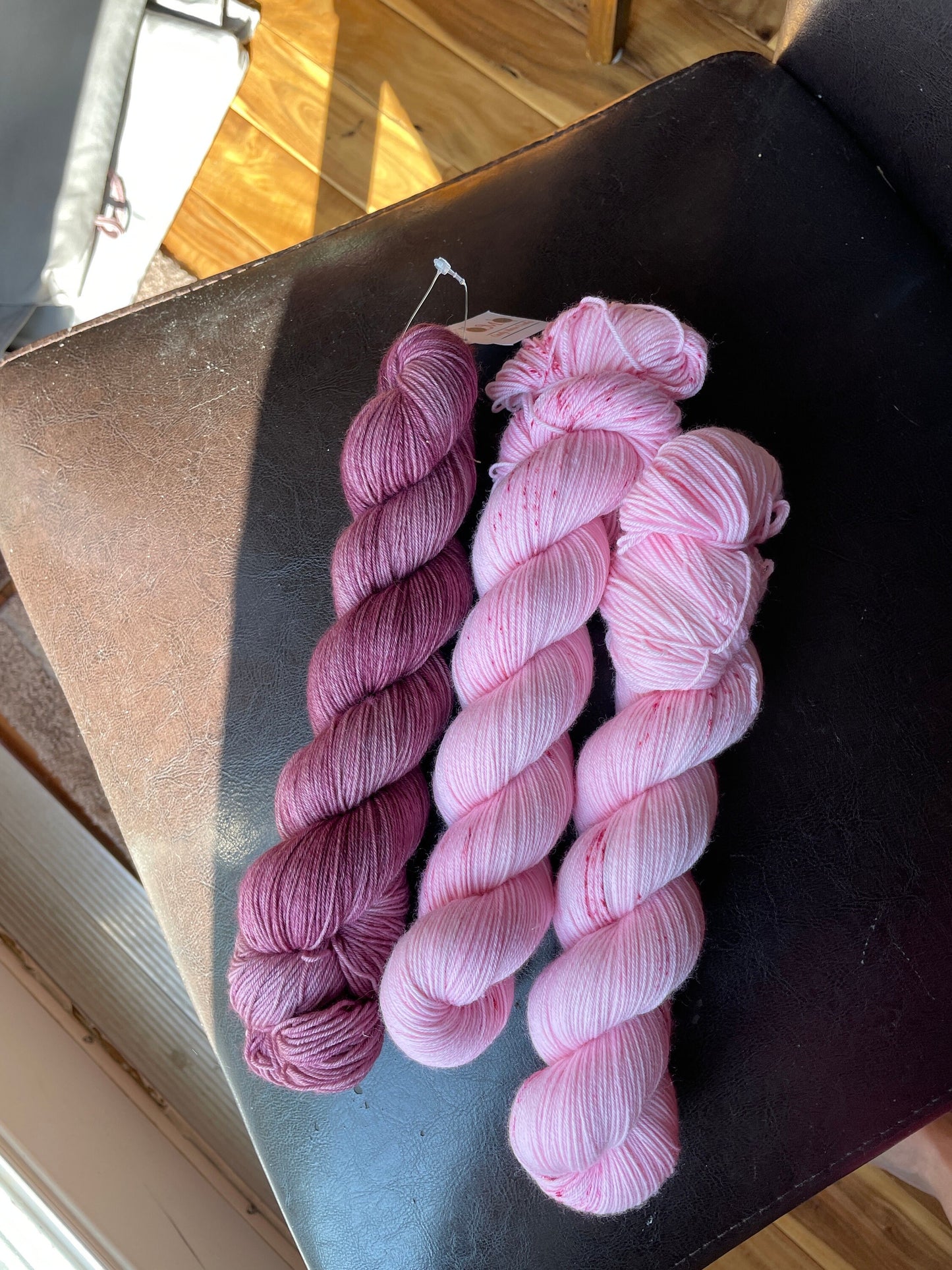 Ballerina Pink, fingering & DK superwash merino wool