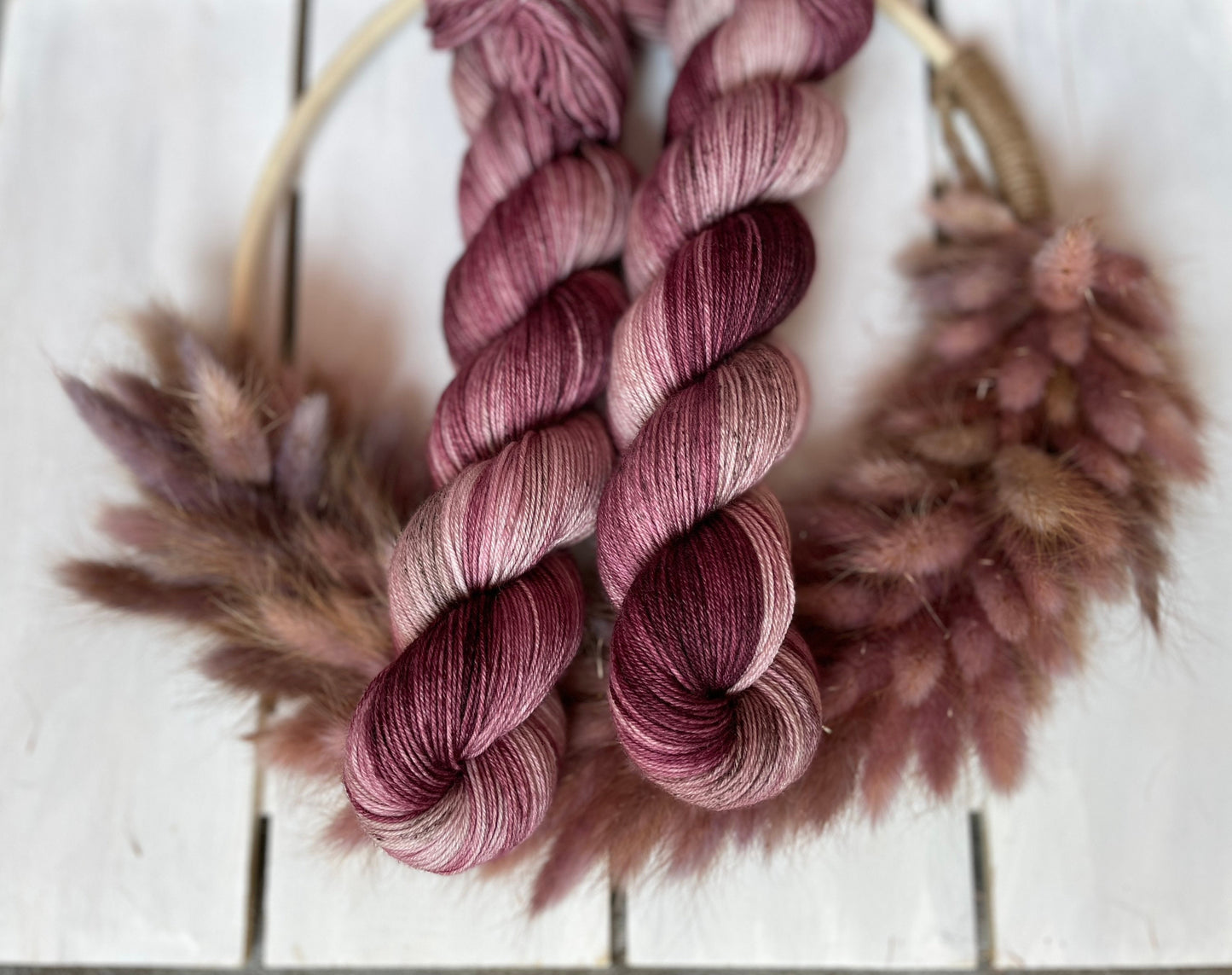 Bunny’s Tail, Burgundy/wine full skein