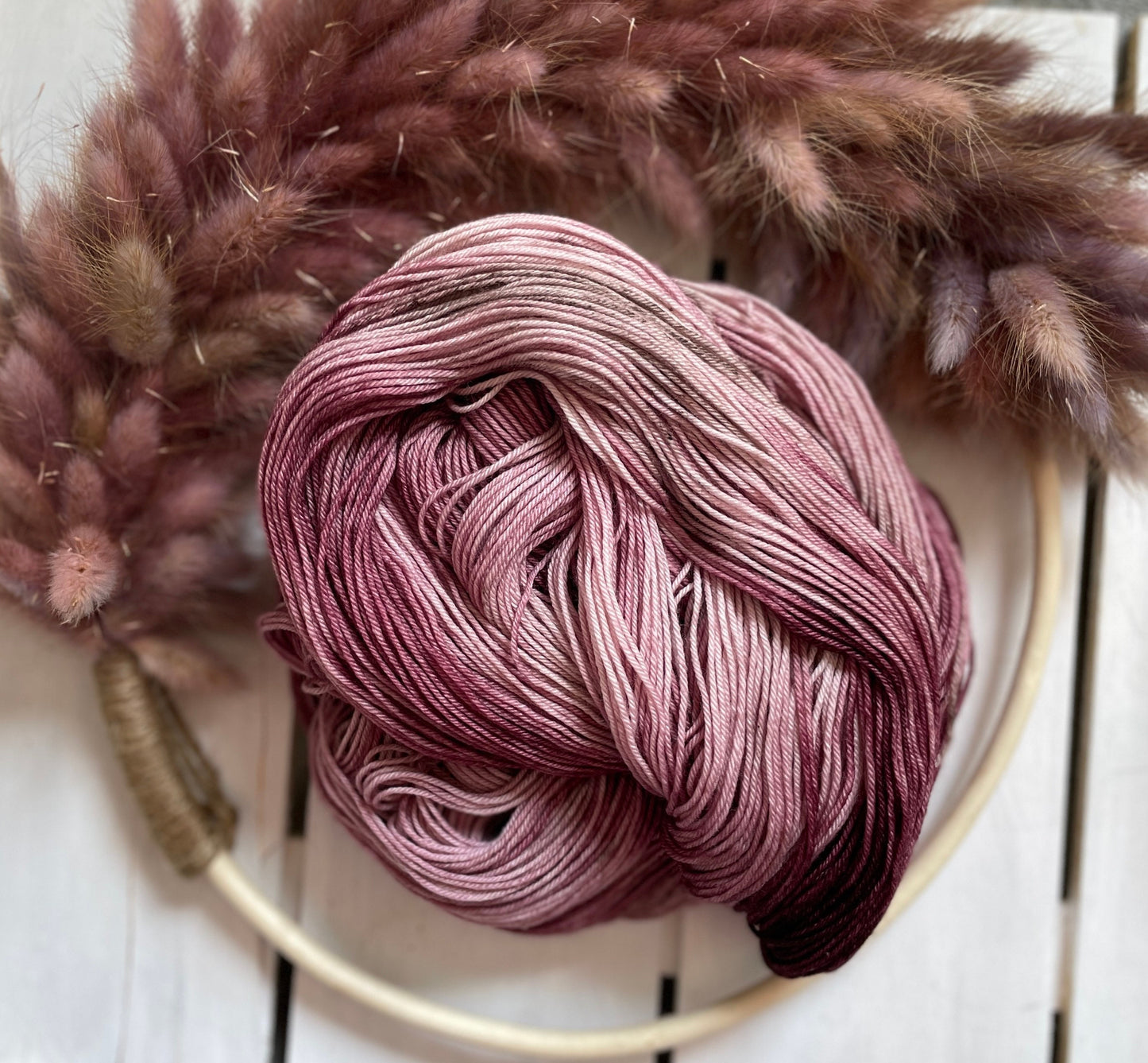 Bunny’s Tail, Burgundy/wine full skein