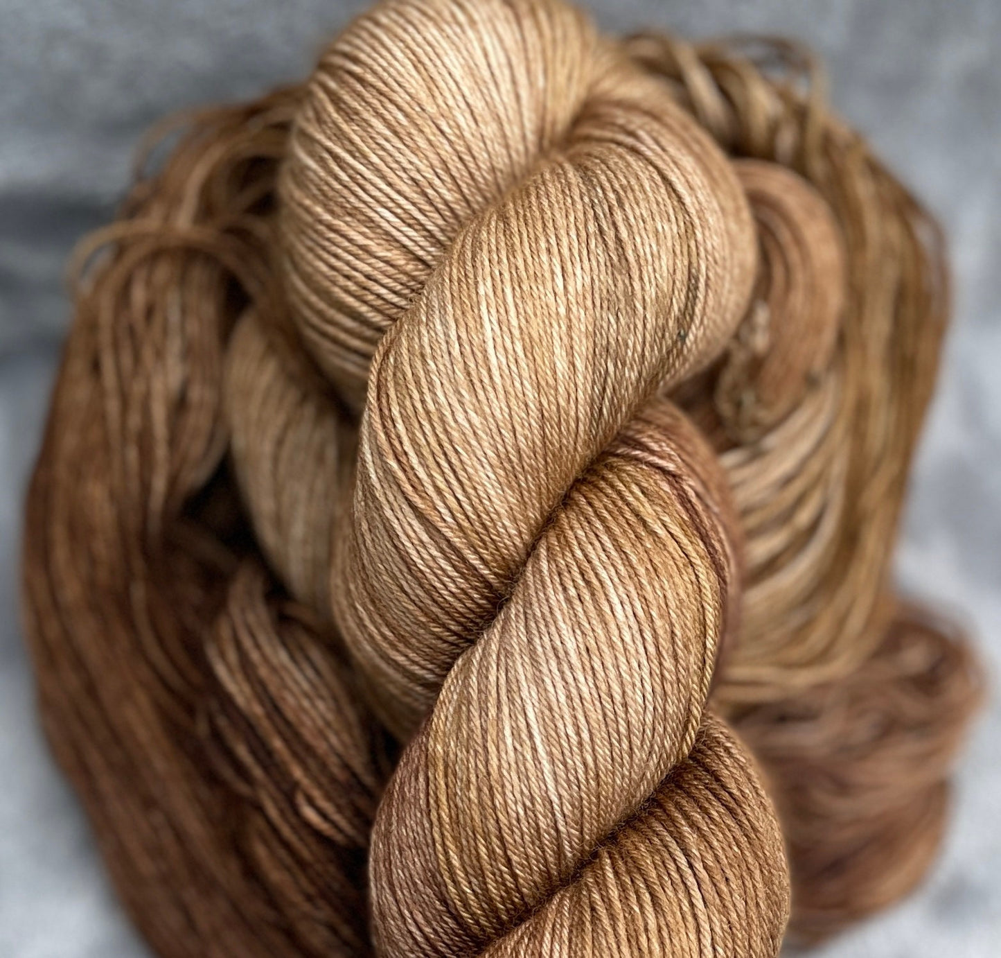 Chocolate Kisses, brown, dark tans, superwash merino wool